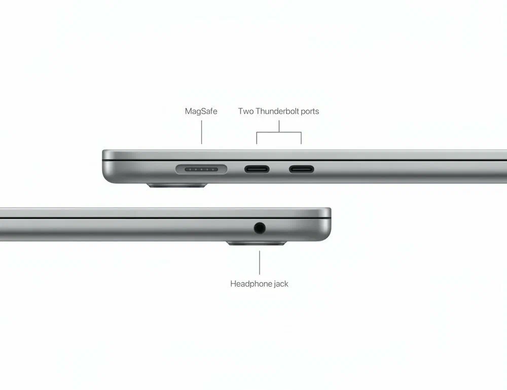 Ноутбук Apple MacBook Air 15 2024 M3 24/512GB Space Grey MC9H4 Русская раскладка изображение 7