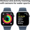 Часы Apple Watch S10 46mm Silver Aluminium Case/Denim SB M/L (MWWM3) изображение 5