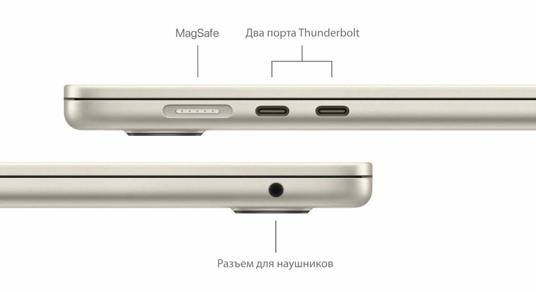 Ноутбук Apple MacBook Air 13' M3 8/256GB Silver MRXQ3 (c русской раскладкой) изображение 6