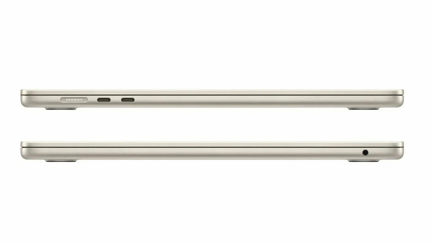 Ноутбук Apple MacBook Air 15 (2023), M2, 8/256Gb, SSD, (MQKU3), Starlight Сияющая Звезда Русская гравировка изображение 5