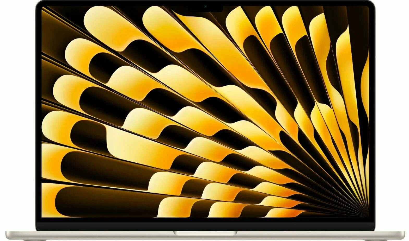 Ноутбук Apple MacBook Air 15 (2023), M2, 8/256Gb, SSD, (MQKU3), Starlight Сияющая Звезда Русская гравировка изображение 1