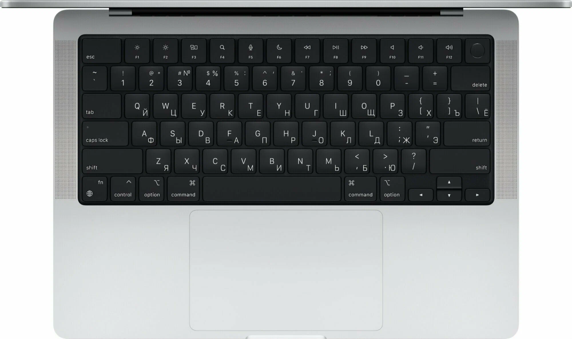 Ноутбук Apple MacBook Pro 14” (2021), M1 (8 ядерный GPU), 16 ГБ RAM, 1 ТБ SSD, Silver, MKGT3, русская клавиатура изображение 2