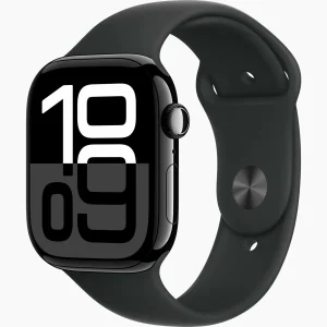 Умные часы Apple Watch Series 10 GPS, 46mm, Jet Black Aluminum Case, Sport Band M/L MWWQ3LW/A изображение 1