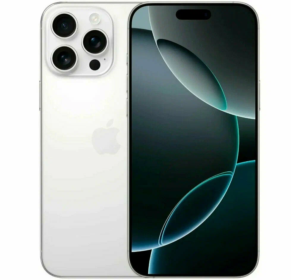 Смартфон iPhone 16 pro 128Gb white titanium, белый, Dual: 2 SIM изображение 1