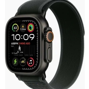 Умные часы Apple Watch Ultra 2 (2024) Black (Черный) Ti Black TL (S/M) MX4U3 изображение 1