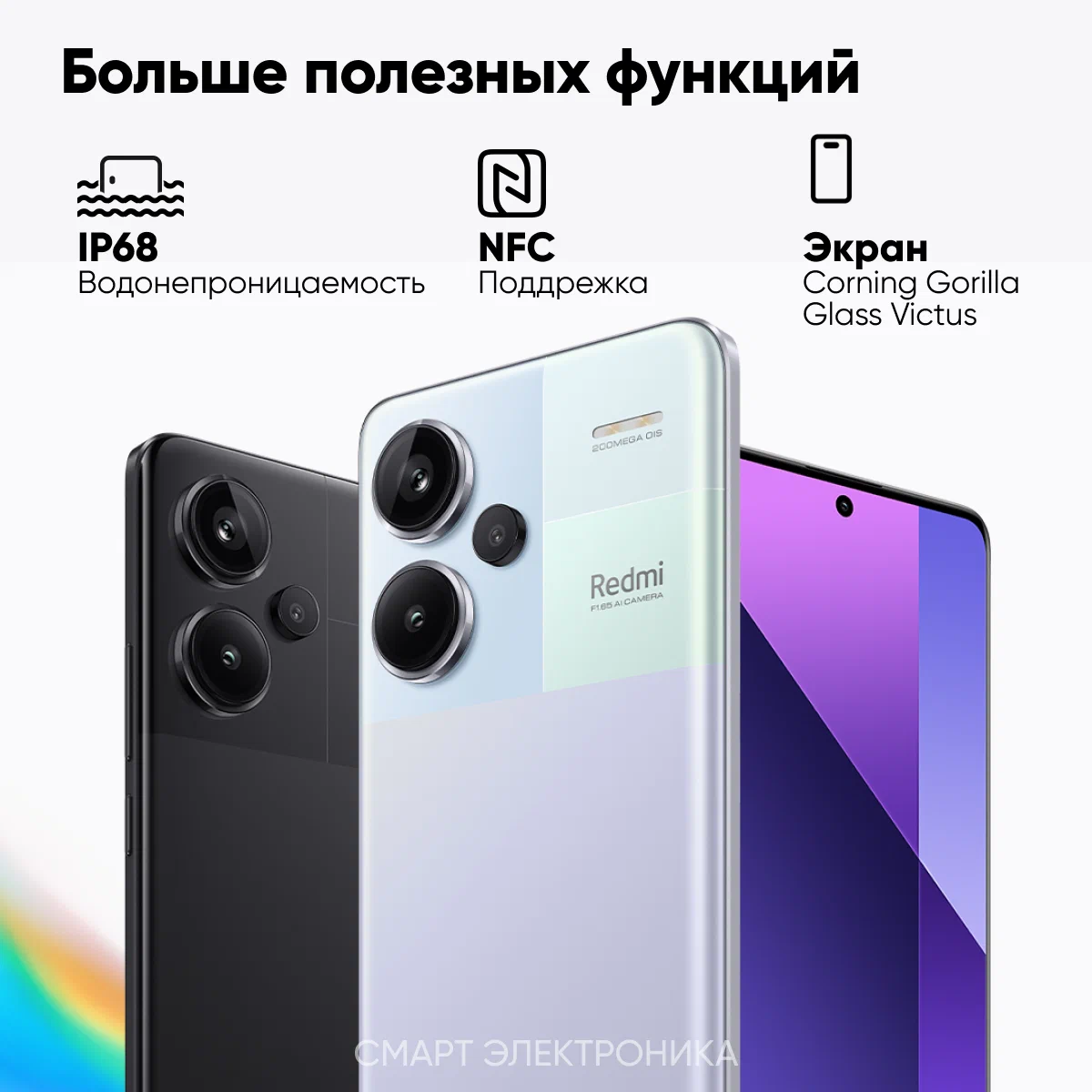 Смартфон X.Redmi Note 13 PRO Plus 8/256GB Black (Черный) RU 5G изображение 27