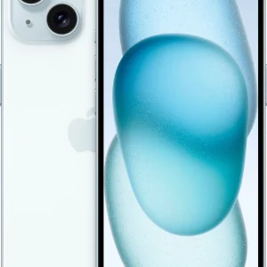 Смартфон Apple iPhone 15 256 ГБ, 6.1 OLED, A16 Bionic, 48 МП, Dual nano SIM + eSIM, голубой (blue) EU изображение 1