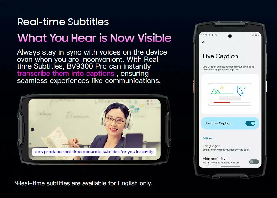 Противоударный смартфон Blackview BV9300 Pro (12+12)/256Gb Black, 2 SIM изображение 5