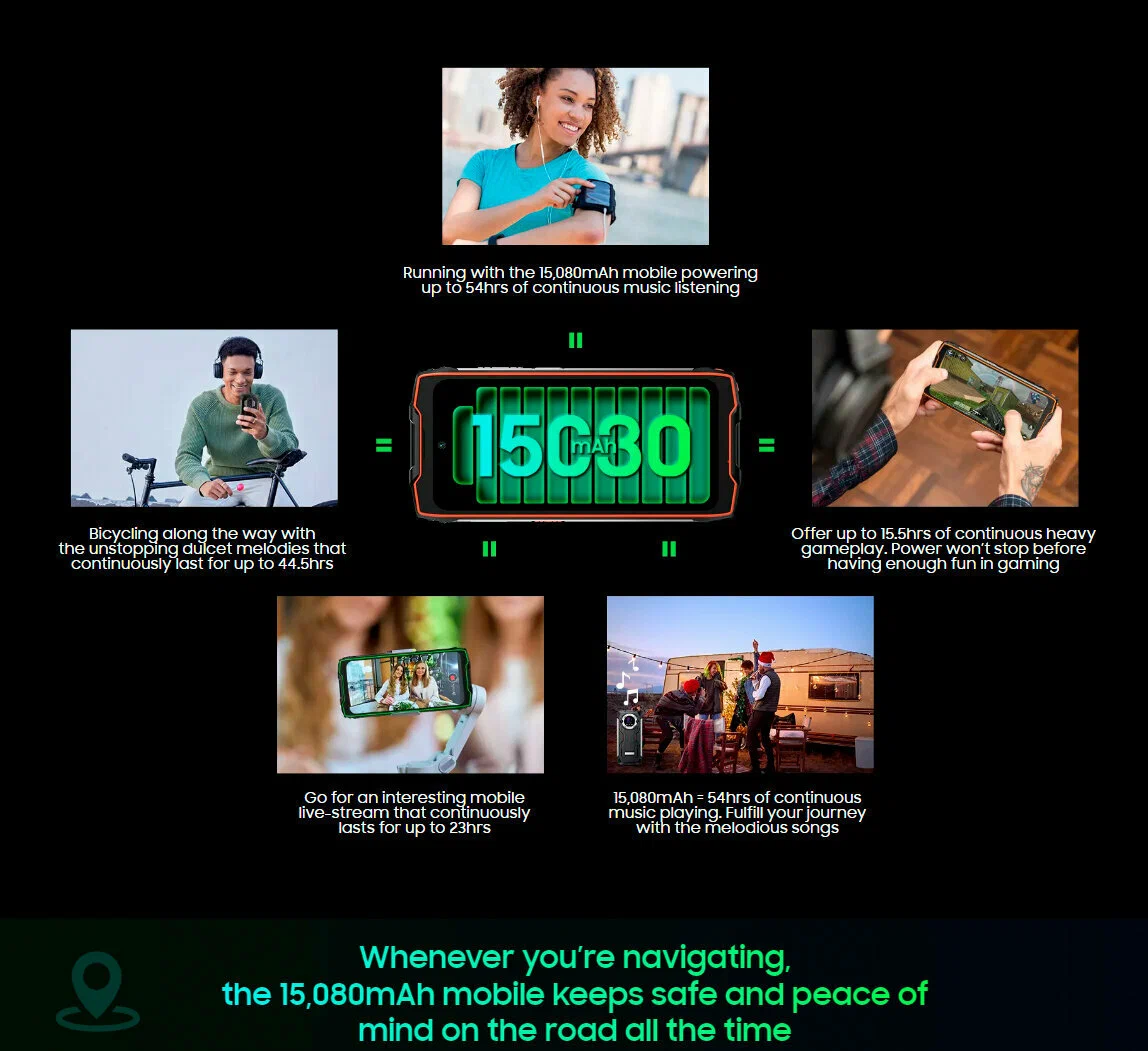 Противоударный смартфон Blackview BV9300 Pro (12+12)/256Gb Black, 2 SIM изображение 17