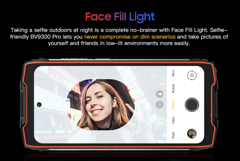 Противоударный смартфон Blackview BV9300 Pro (12+12)/256Gb Black, 2 SIM изображение 19
