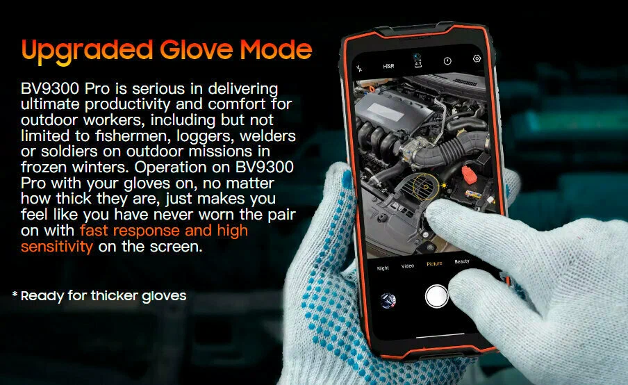 Противоударный смартфон Blackview BV9300 Pro (12+12)/256Gb Black, 2 SIM изображение 22