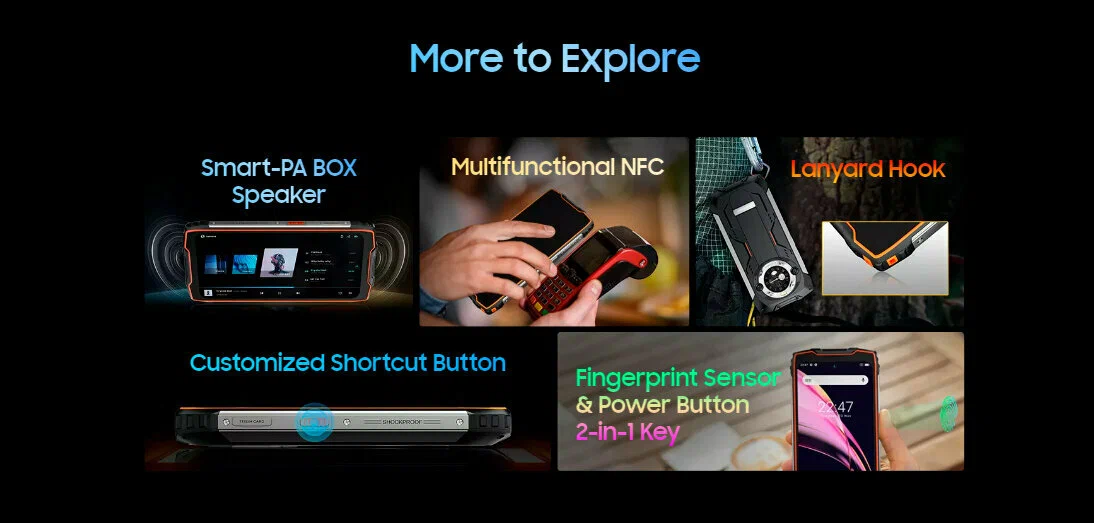 Противоударный смартфон Blackview BV9300 Pro (12+12)/256Gb Black, 2 SIM изображение 25