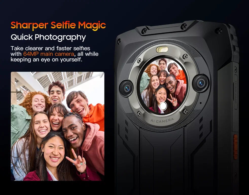 Противоударный смартфон Blackview BV9300 Pro (12+12)/256Gb Black, 2 SIM изображение 6