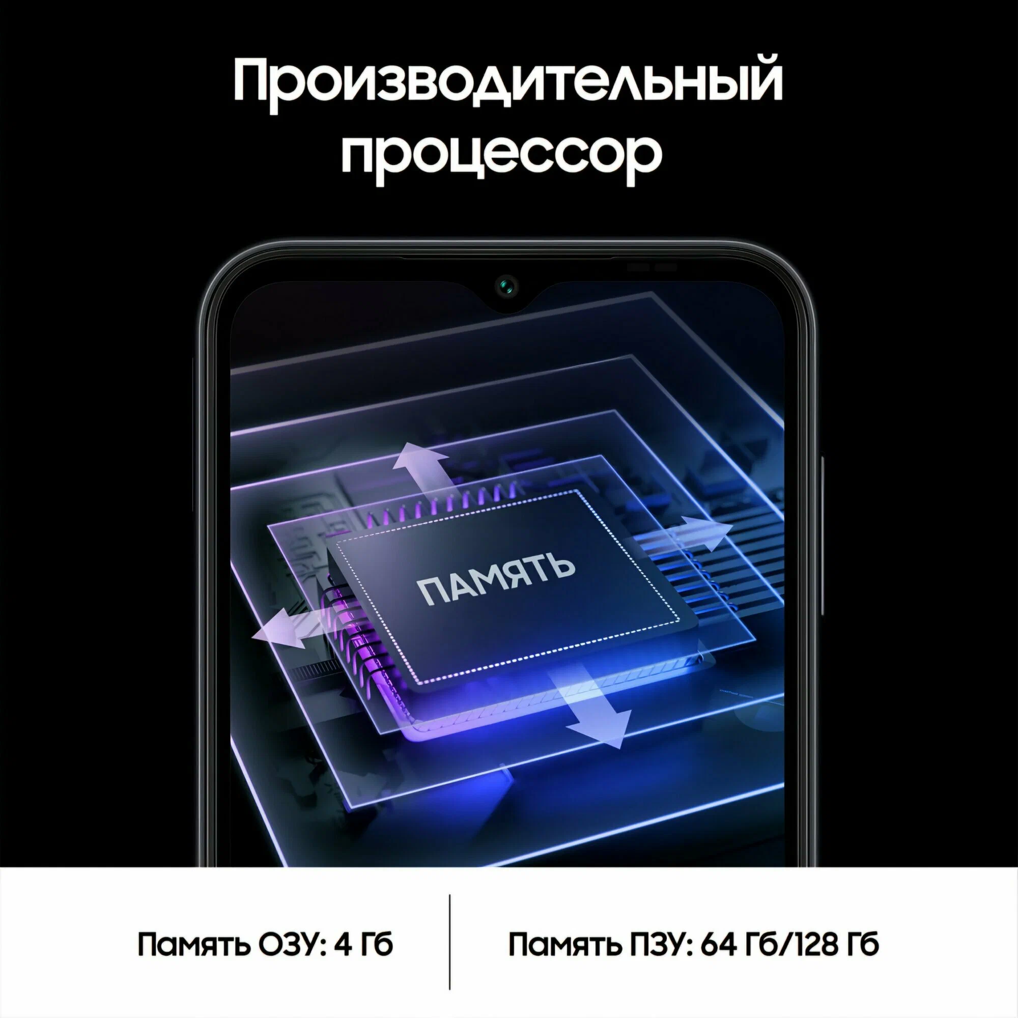 Смартфон Samsung A14 4/128Gb Black (Черный), Глобальная версия изображение 8