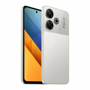 Смартфон Xiaomi Poco M6, экран 1920х1080, 12 ГБ/256 ГБ, NFC, серебристый изображение 1