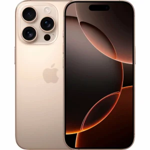 Смартфон Apple iPhone 16 Pro 1TB, Dual: nano SIM + eSIM, Desert Titanium (пустынный титан) EU изображение 1