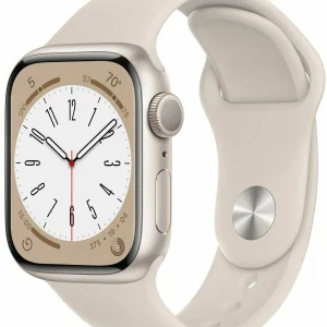 Часы Apple Watch Series S8 45mm Starlight (Звездный свет) (M/L) изображение 1