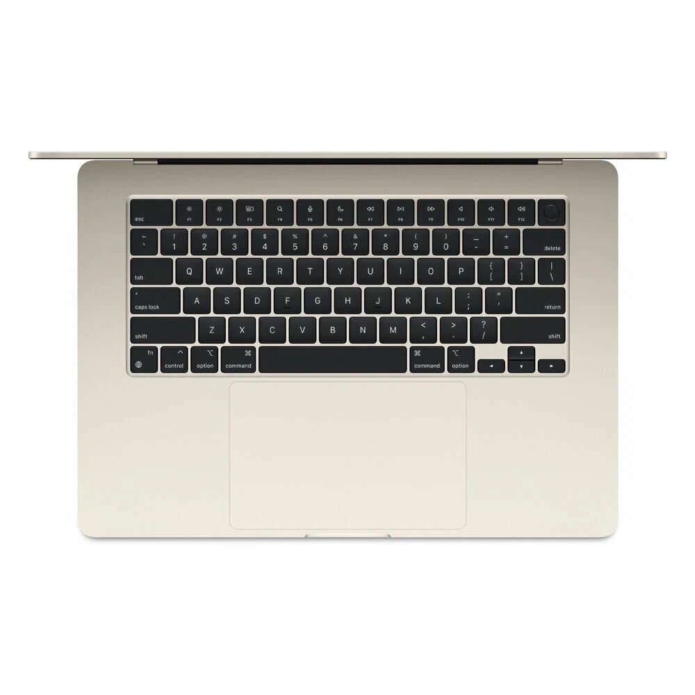 Ноутбук Apple Macbook Air 13 (2022) M2, 16/256 ГБ, MC7W4, Starlight/сияющая звезда, английская раскладка клавиатуры изображение 2