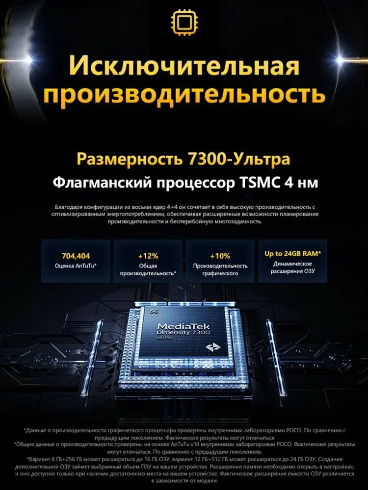 Смартфон Xiaomi POCO X7 5G 6.67", 8/256GB, 50 Мп, Android 14, EU, GREEN Зеленый изображение 16