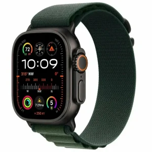 Умные часы Apple Watch Ultra 2 (2024), 49mm, Black Titanium Case, Dark Green Alpine Loop (S) изображение 1
