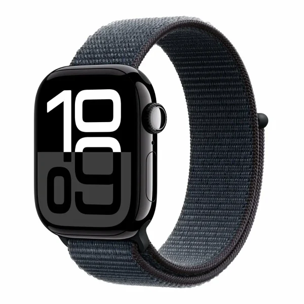 Часы Apple Watch S10 42mm Jet Black Aluminium Case/Ink SL MWWG3LW/A изображение 1