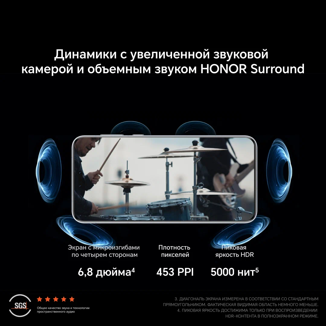 Смартфон HONOR Magic 7 Pro 12/512 ГБ Global, Dual: nano SIM + eSIM, голубой изображение 8