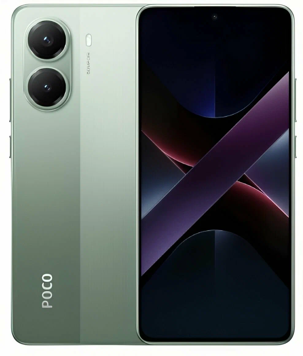 Смартфон Xiaomi Poco X7 Pro 5G 8/256 GB, EU, AMOLED, 6.67", Green изображение 1