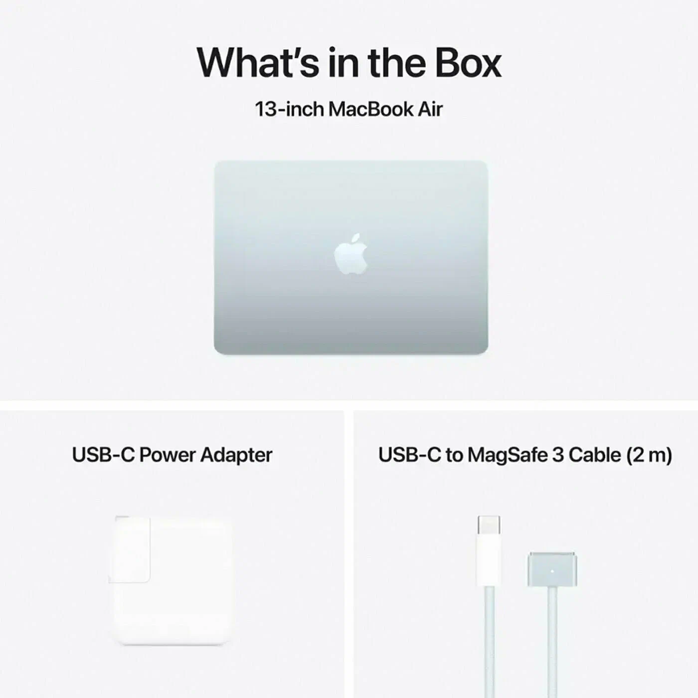 Ноутбук Apple MacBook Air 13 2025 M4 24/512 Sky Blue (MC6V4) русская раскладка (гравировка) изображение 7