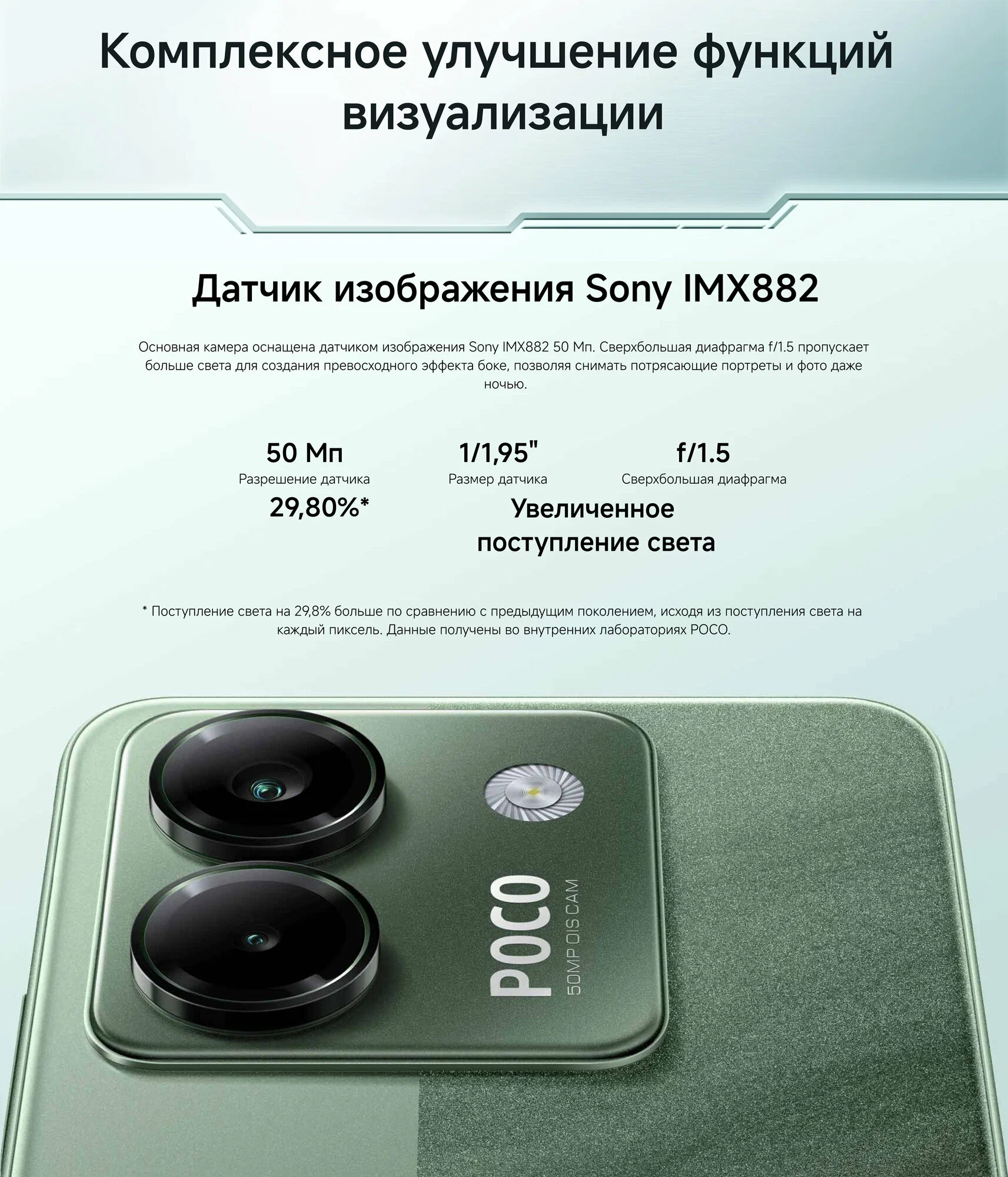 Смартфон Xiaomi Poco M7 Pro 5G 12/512, Dual nano SIM, Green (зеленый) изображение 21