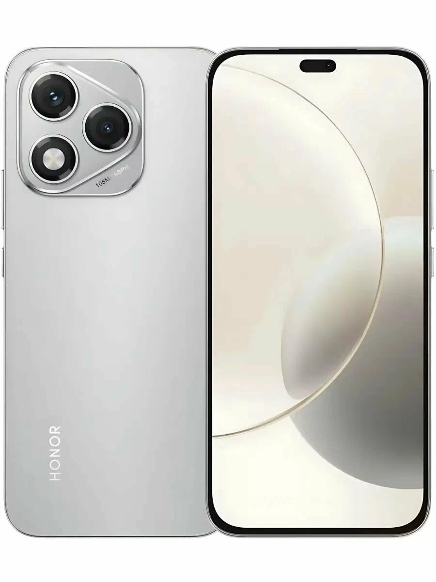 Смартфон Honor 400 lite 8/256GB Серый, AMOLED, Android 15, NFС изображение 2