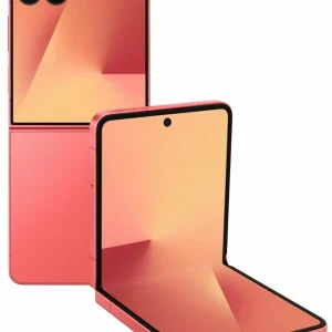 Samsung Смартфон Galaxy Z Flip7 12/256 ГБ, Global, Dual: nano Sim + eSim, коралловый (Coralred) изображение 1